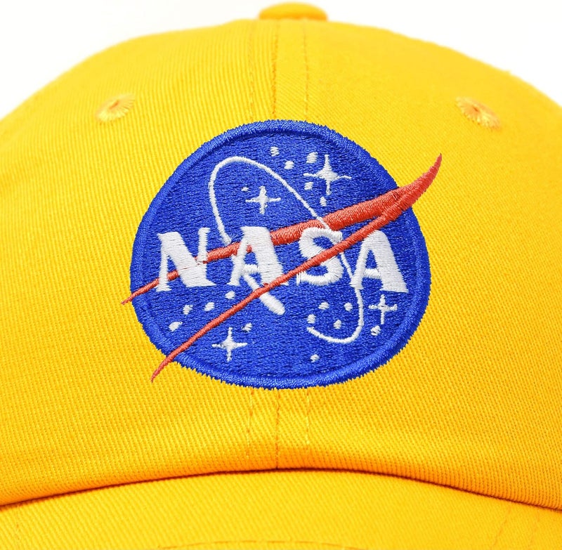 DALIX NASA Embroidered Mens Womens Cotton Dad Hat Baseball Cap Adjustable - Image 2
